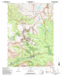 Download a high-resolution, GPS-compatible USGS topo map for Cooke City, MT (1996 edition)