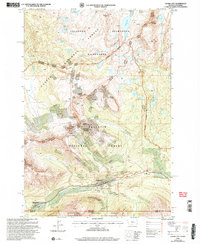 Download a high-resolution, GPS-compatible USGS topo map for Cooke City, MT (2005 edition)