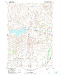 Download a high-resolution, GPS-compatible USGS topo map for Cooney Reservoir, MT (1993 edition)