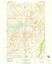 Download a high-resolution, GPS-compatible USGS topo map for Cooney Reservoir, MT (1958 edition)