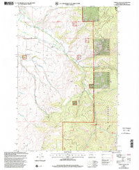 Download a high-resolution, GPS-compatible USGS topo map for Corley Gulch, MT (2002 edition)