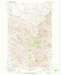 Download a high-resolution, GPS-compatible USGS topo map for Corral Butte, MT (1972 edition)