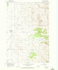 Download a high-resolution, GPS-compatible USGS topo map for Corvallis, MT (1972 edition)