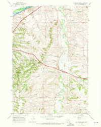 Download a high-resolution, GPS-compatible USGS topo map for Cottonwood Creek, MT (1972 edition)