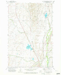 Download a high-resolution, GPS-compatible USGS topo map for Cottonwood Reservoir, MT (1975 edition)