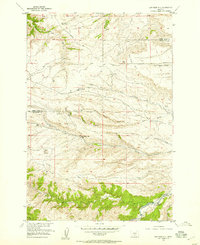 Download a high-resolution, GPS-compatible USGS topo map for Cow Face Hill, MT (1957 edition)