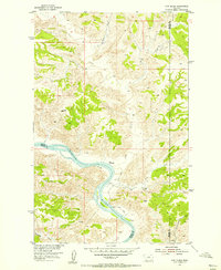 Download a high-resolution, GPS-compatible USGS topo map for Cow Island, MT (1956 edition)