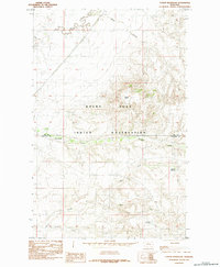 Download a high-resolution, GPS-compatible USGS topo map for Cowan Reservoir, MT (1984 edition)