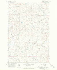 Download a high-resolution, GPS-compatible USGS topo map for Cox Butte, MT (1970 edition)
