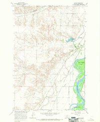 Download a high-resolution, GPS-compatible USGS topo map for Crane, MT (1970 edition)