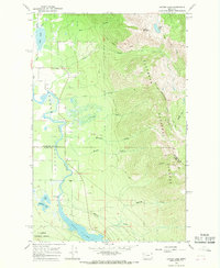 Download a high-resolution, GPS-compatible USGS topo map for Crater Lake, MT (1968 edition)