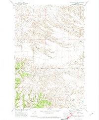 Download a high-resolution, GPS-compatible USGS topo map for Crazyman Coulee, MT (1974 edition)