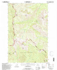 Download a high-resolution, GPS-compatible USGS topo map for Crescent Cliff, MT (1997 edition)