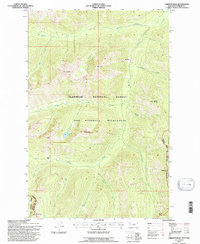 Download a high-resolution, GPS-compatible USGS topo map for Crimson Peak, MT (1997 edition)