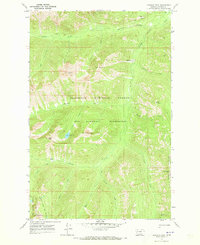 Download a high-resolution, GPS-compatible USGS topo map for Crimson Peak, MT (1973 edition)