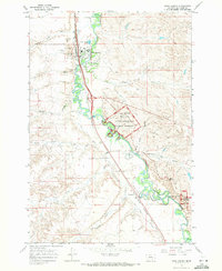 Download a high-resolution, GPS-compatible USGS topo map for Crow Agency, MT (1971 edition)