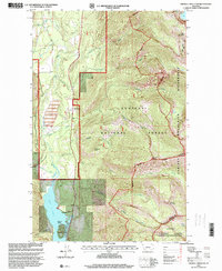 Download a high-resolution, GPS-compatible USGS topo map for Crowell Mountain, MT (2000 edition)