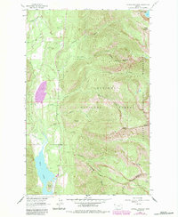 Download a high-resolution, GPS-compatible USGS topo map for Crowell Mountain, MT (1984 edition)