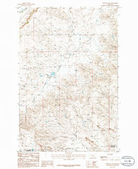 Download a high-resolution, GPS-compatible USGS topo map for Crowley Dam, MT (1986 edition)