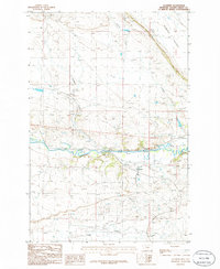 Download a high-resolution, GPS-compatible USGS topo map for Cushman, MT (1986 edition)
