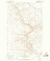 preview thumbnail of historical topo map of Glacier County, MT in 1966