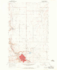 Download a high-resolution, GPS-compatible USGS topo map for Cut Bank, MT (1969 edition)