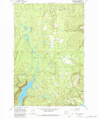 Download a high-resolution, GPS-compatible USGS topo map for Cygnet Lake, MT (1984 edition)