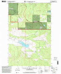Download a high-resolution, GPS-compatible USGS topo map for Dahl Lake, MT (2000 edition)