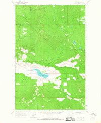 Download a high-resolution, GPS-compatible USGS topo map for Dahl Lake, MT (1967 edition)