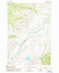 Download a high-resolution, GPS-compatible USGS topo map for Dailey Lake, MT (1988 edition)