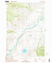 Download a high-resolution, GPS-compatible USGS topo map for Dailey Lake, MT (1988 edition)