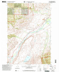 Download a high-resolution, GPS-compatible USGS topo map for Dailey Lake, MT (2005 edition)