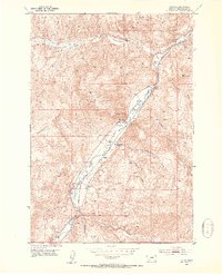 Download a high-resolution, GPS-compatible USGS topo map for Dalys, MT (1954 edition)