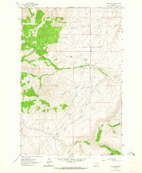 Download a high-resolution, GPS-compatible USGS topo map for Dana Ranch, MT (1964 edition)