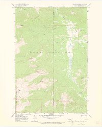 Download a high-resolution, GPS-compatible USGS topo map for Danaher Mountain, MT (1973 edition)