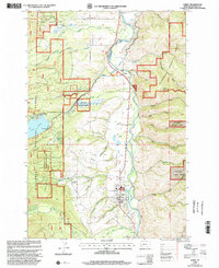 Download a high-resolution, GPS-compatible USGS topo map for Darby, MT (2002 edition)