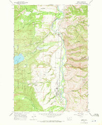Download a high-resolution, GPS-compatible USGS topo map for Darby, MT (1971 edition)