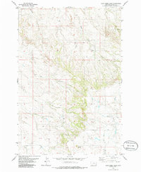 Download a high-resolution, GPS-compatible USGS topo map for Davis Creek East, MT (1986 edition)