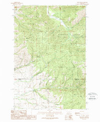 Download a high-resolution, GPS-compatible USGS topo map for Davis Point, MT (1989 edition)