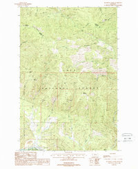 preview thumbnail of historical topo map of Mineral County, MT in 1988