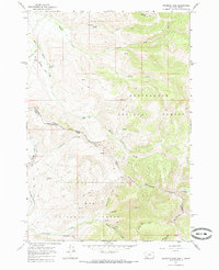 preview thumbnail of historical topo map of Beaverhead County, MT in 1965