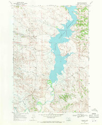 Download a high-resolution, GPS-compatible USGS topo map for Decker, MT (1971 edition)