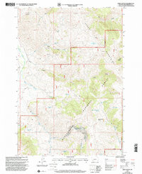 Download a high-resolution, GPS-compatible USGS topo map for Deer Canyon, MT (2002 edition)