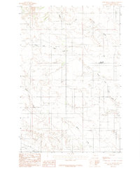 Download a high-resolution, GPS-compatible USGS topo map for Deer Creek Church, MT (1983 edition)