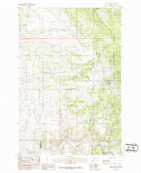Download a high-resolution, GPS-compatible USGS topo map for Deer Park, MT (1986 edition)