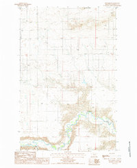 Download a high-resolution, GPS-compatible USGS topo map for Dent Bridge, MT (1987 edition)