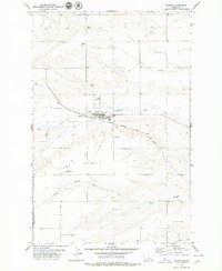 Download a high-resolution, GPS-compatible USGS topo map for Denton, MT (1979 edition)