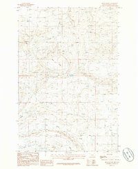 Download a high-resolution, GPS-compatible USGS topo map for Devils Pocket, MT (1986 edition)