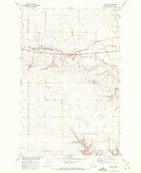 Download a high-resolution, GPS-compatible USGS topo map for Devon, MT (1973 edition)