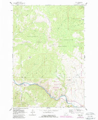 Download a high-resolution, GPS-compatible USGS topo map for Dewey, MT (1989 edition)